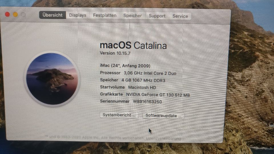 Apple iMac9.1, 24 Zoll 2009, in Graben-Neudorf