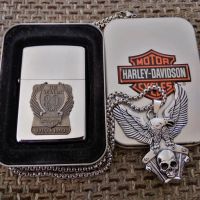 Zippo Harley 90 Years Und Kette Harley Davidson Beides Neu In Ori Bayern - Gunzenhausen Vorschau