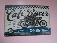 Cafe Racer Motorrad Blechschild, 30 x 20 cm Hessen - Limburg Vorschau