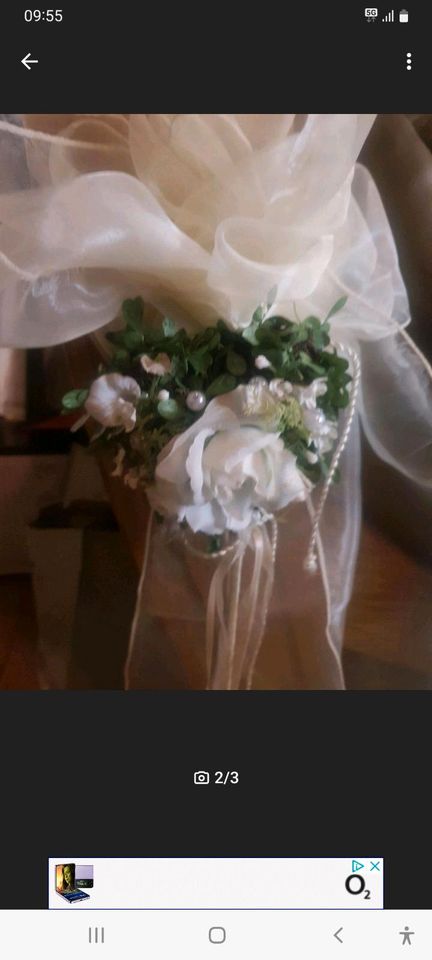 Rosen Blumen Kunstblumen Hochzeit Brautpaar Kirche in Sonnenberg-Winnenberg