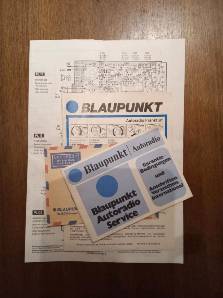 Autoradio Blaupunkt Frankfurt Oldtimer orig.Verpackung in Bremen