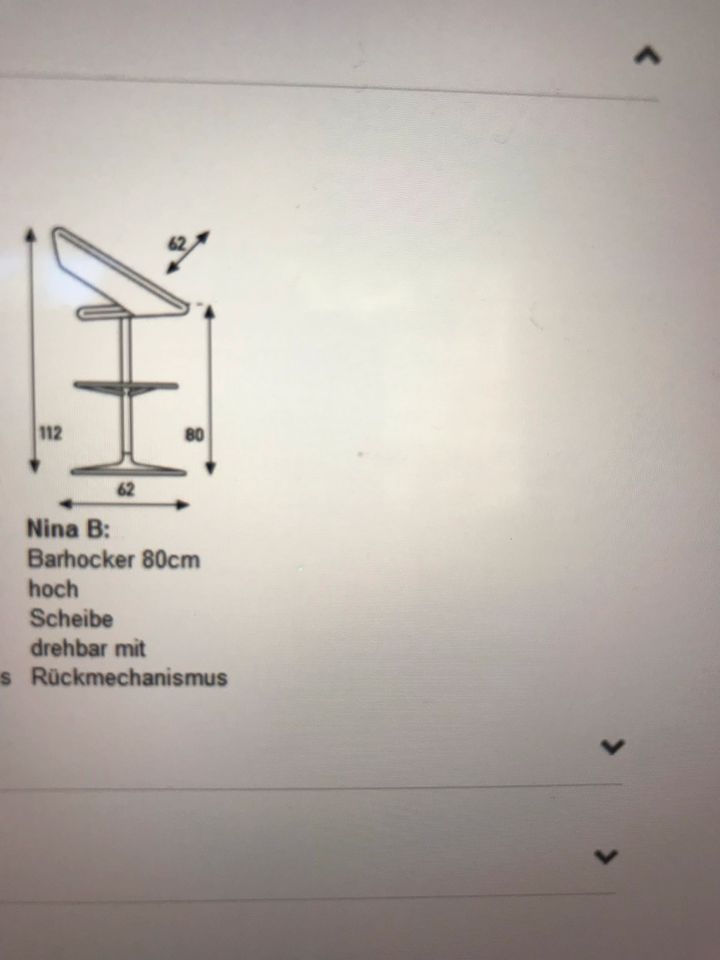 2 Luxuriöse Designer Barhocker „Nina B bar stool „ von Artifort in Winnenden