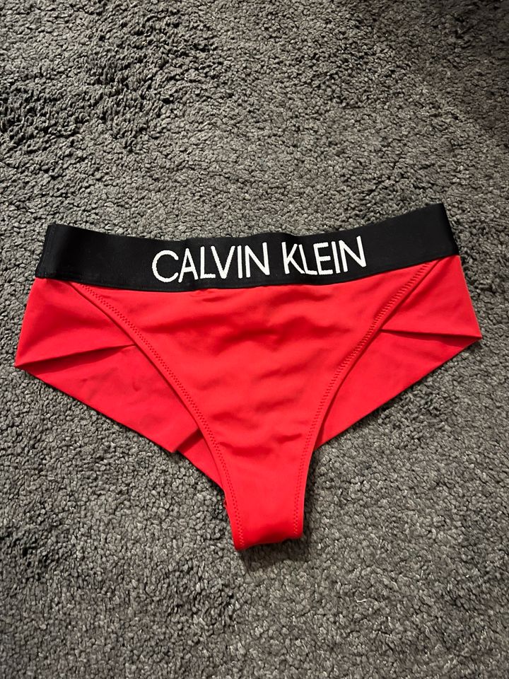 Calvin Klein Swimwear Bikini Bottom rot in Frankfurt am Main