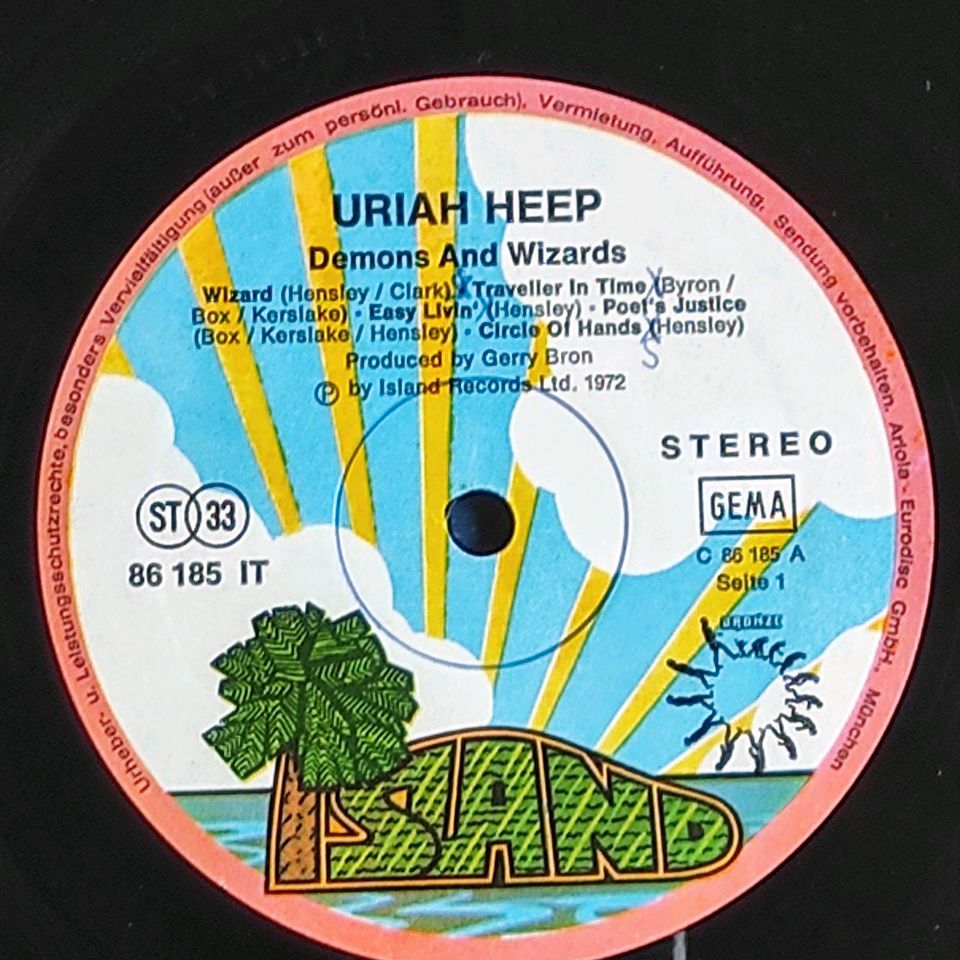 Vinyl-LP, Uriah Heep, Demons And Wizards in Osnabrück