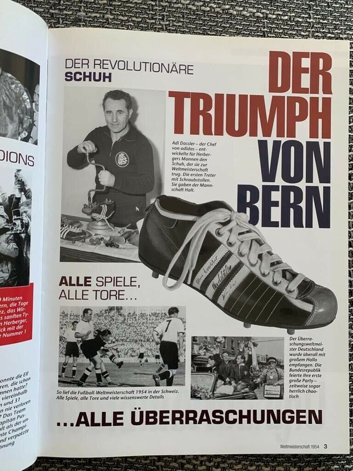 Buch „Der Triumph von Bern“ Fussball WM 1954,DSV Verlag-Neuwertig in Stolberg (Rhld)