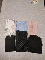 Paket schulterfrei offshoulder Bluse Blume gestreift XS/34 S/36 Hessen - Lohra Vorschau