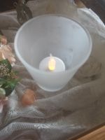 Teelichtglas milchiges Glas inkl. LED Kerze Lübeck - St. Lorenz Nord Vorschau