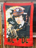 AC/DC - Textil Fahne Flagge Flag - mit Angus - TOP ZUSTAND Hessen - Roßdorf Vorschau