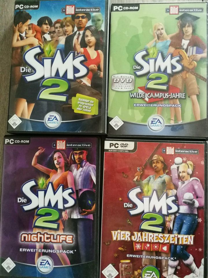 Sims 2 Spiel mit Erweitererungen in Hannover