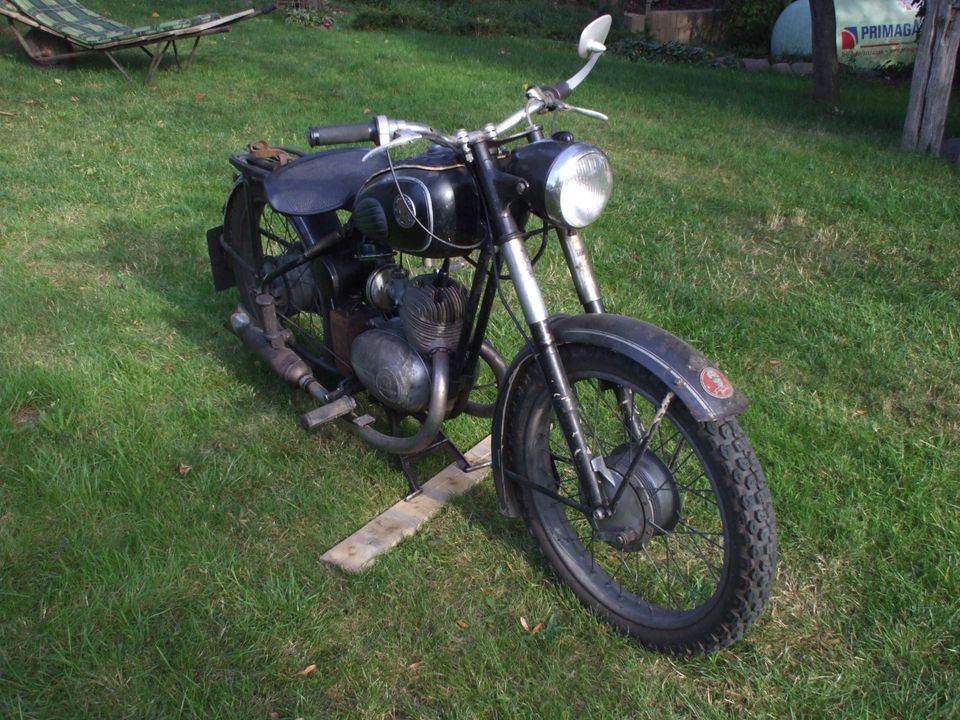 Oldtimer-Motorrad Dürkopp MD150 in Wurzen