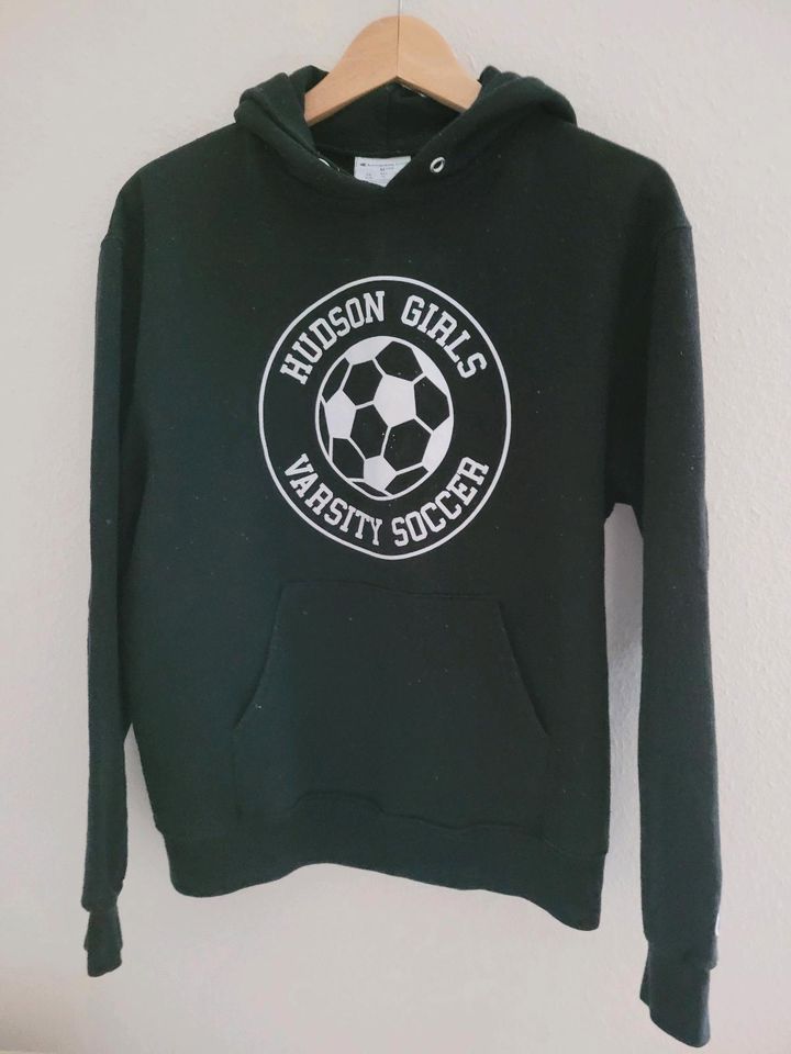 Vintage Hoodie Champion Hudson Girls Varsity Soccer Gr. S/M in Weil am Rhein