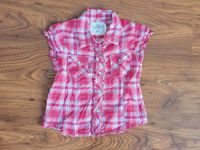 Bluse h&m 104 rot Druckknöpfe kurzarm Shirt Hemd Berlin - Steglitz Vorschau