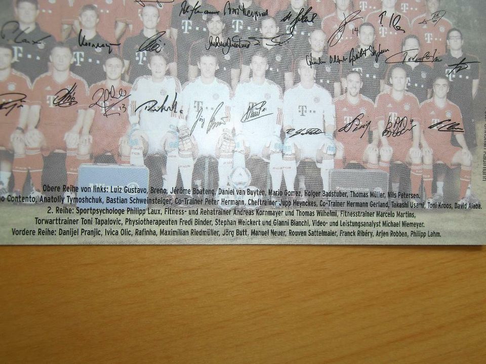 FC Bayern Autogrammkarten komplettes Set 2011/2012  #TOP# in Dinkelscherben