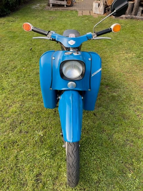 Simson Schwalbe - restauriert & fahrbereit - mit Papieren (KBA) in Wittenberge