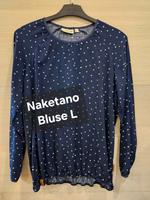 Naketano Bluse L dunkelblau Sterne Hessen - Fuldabrück Vorschau