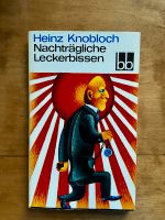 Heinz Knobloch, Nachträgliche Leckerbissen, DDR 1979 Aufbau Verla Thüringen - Jena Vorschau