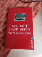 Buch Vor Sonnenaufgang von Gerhart Hauptmann Bayern - Röttenbach (bei Erlangen) Vorschau