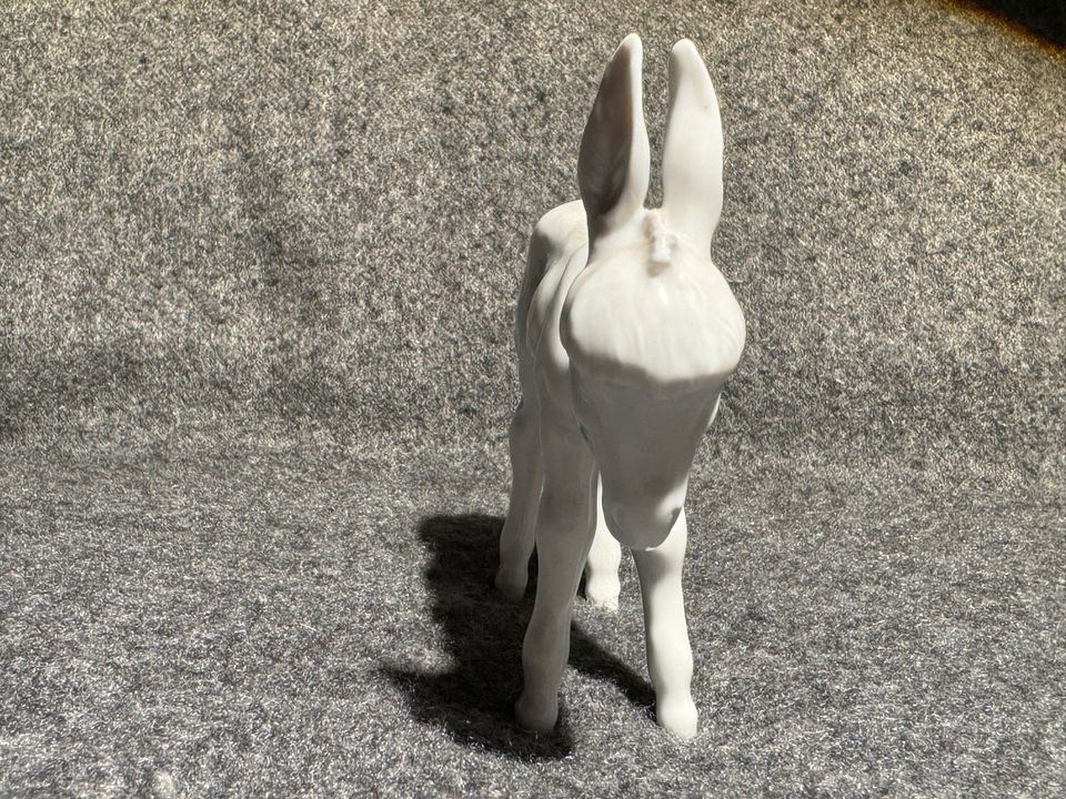 Meissen Porzellan Figur Esel weiß sehr guter Zustand in Stuttgart