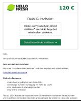 Hello fresh Gutschein (120€) Nordrhein-Westfalen - Eschweiler Vorschau