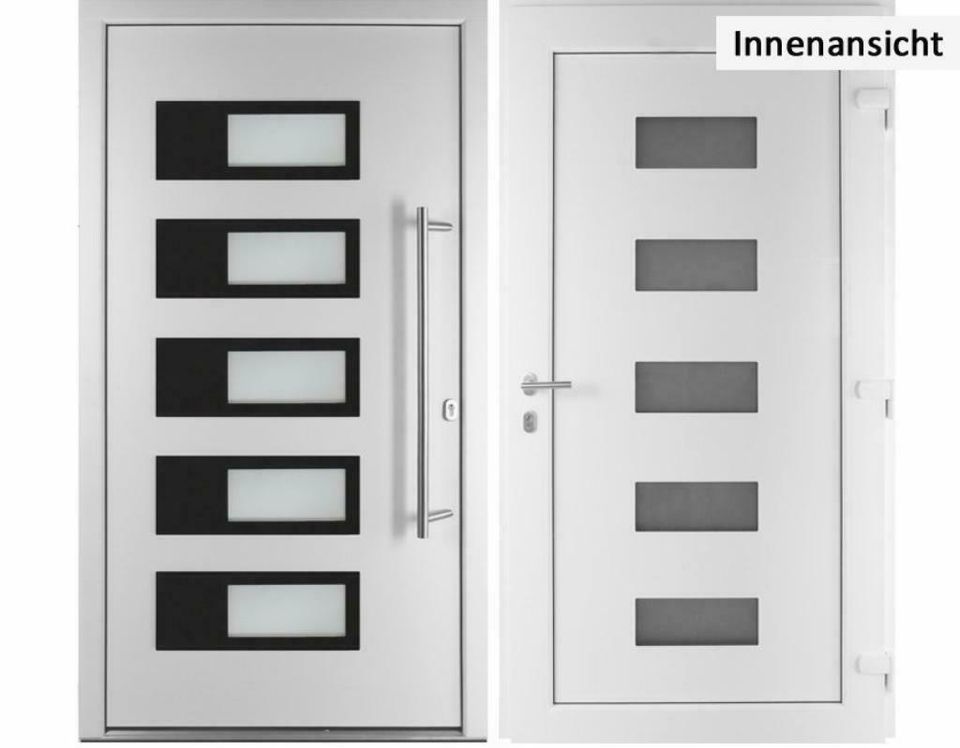 kuporta Alu-Kunststoff Haustür 110 x 210 cm NEU in Homberg (Efze)