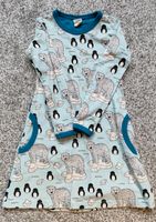 Kleid mit Pinguinen und Eisbären, gr. 98/104, top! Bio-Baumwolle Brandenburg - Strausberg Vorschau