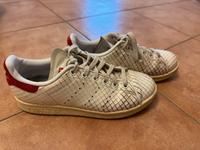 Adidas Stan Smith weiß/rot Hessen - Rabenau Vorschau