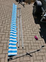 Klemmmarkiese 3 meter Sonnensegel Sonnenschirm blau weiß Baden-Württemberg - Rastatt Vorschau