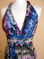 Stretch-Strandkleid,Neckholder bunt v.new look,Jersey,Gr.36/38, Hessen - Bad Zwesten Vorschau