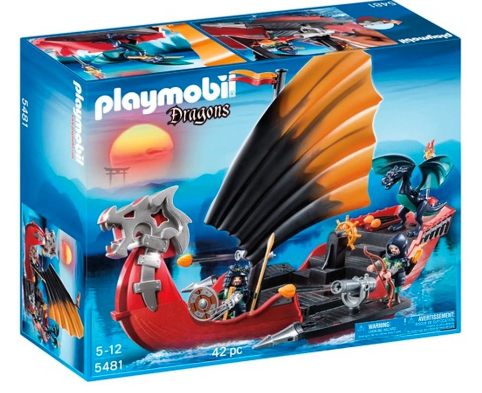 Playmobil 5481 Dragons Schiff Kampfschiff Drachenkampfschiff in Neuwied