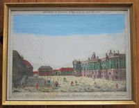 Lithographie Guckkastenbild Opernplatz Berlin Rosenberg del. 1790 Königs Wusterhausen - Zeesen Vorschau