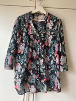 Erfo Bluse Shirt mit Blumen Muster 44 bunt Nordrhein-Westfalen - Goch Vorschau