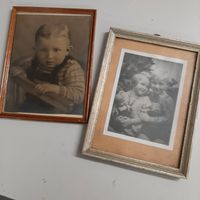 2 alte Kinderbilder / Portraits im Rahmen Brandenburg - Cottbus Vorschau