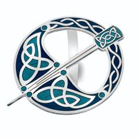 Celtic Tara Enamel Scarf Ring 4.5 x 5.6cm Turquoise Hessen - Körle Vorschau