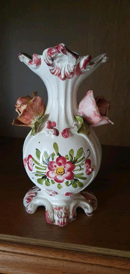 Vintage Porzellan Vase, Barock Stil in Völklingen
