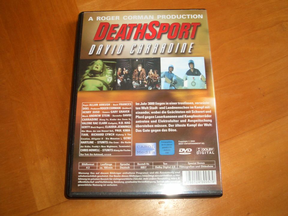 DEATHSPORT Roger Corman David Carradine in Neu-Isenburg