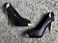 Apart Pumps Peep Toe High Heels Peeptoe Gr.40 schwarz creme Thüringen - Gotha Vorschau