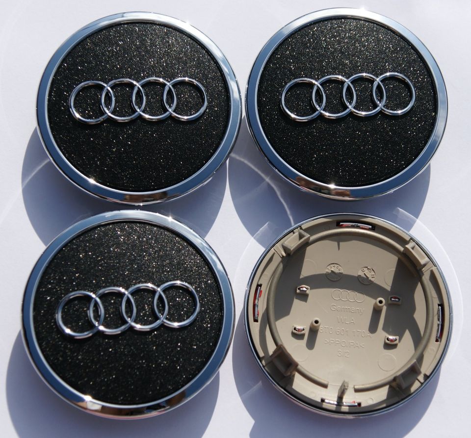 4 AUDI 8T0601170A ORIGINAL Felgendeckel Nabenkappen Nabendeckel in Rehbach