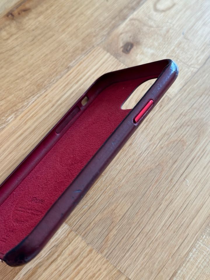 Original Apple Leather Case iPhone 11 Pro Red Leder Hülle Rot in Leipzig