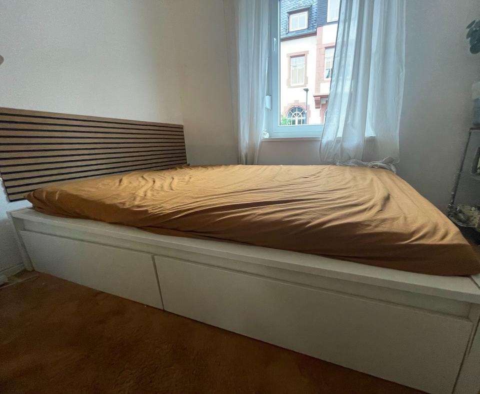 IKEA MALM Bett 140x200 mit Schubladen + Matratze – Guter Zustand in Trier