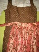 Dirndl Gr. 36 braun Schürze rosé + 2 Taschen UNIKAT Sendling - Obersendling Vorschau