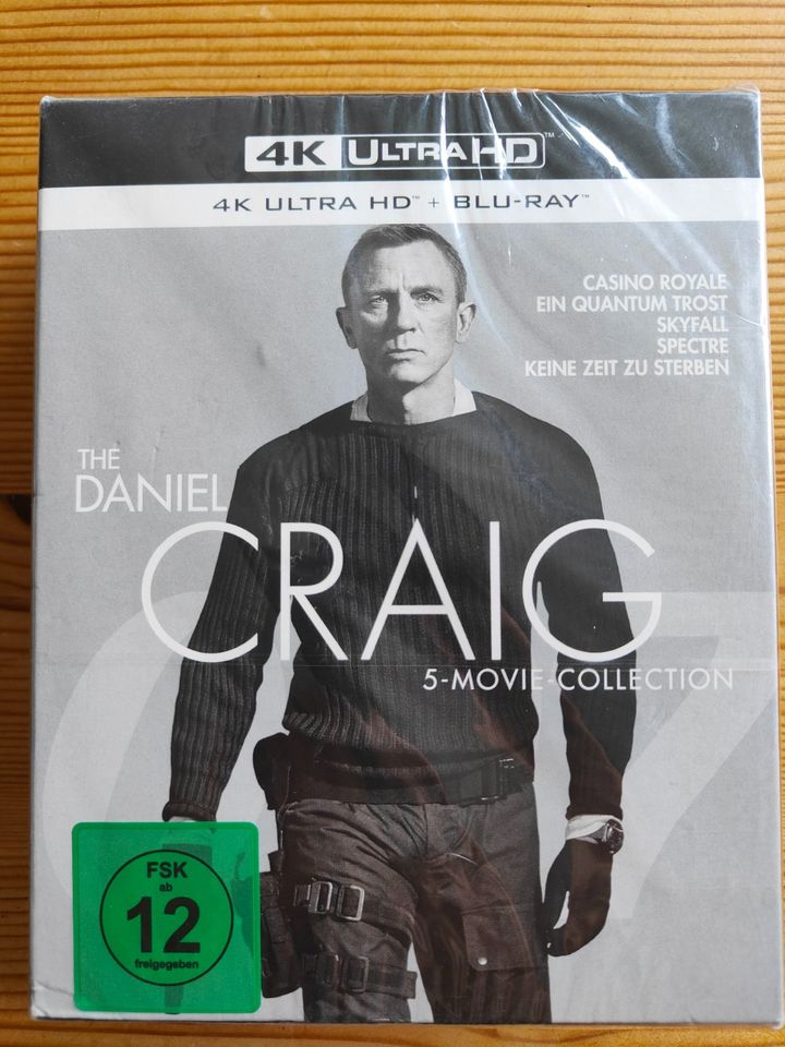 James Bond 007 -The Daniel Craig 5-Film Collection 4K Ultra HD in Regenstauf