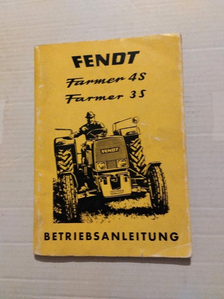 Fendt Farmer 3 / 4 S Betriebsanleitung Original in Kamen