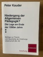 Niedergang der Allgemeinen Pädagogik? 9783781517363 Bayern - Saaldorf-Surheim Vorschau