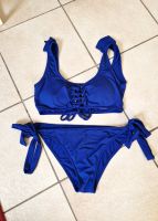 Bikini marineblau blau, Bademode, zum Schnüren Bayern - Würzburg Vorschau