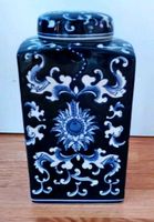 Blaue Vase Gefäß m  Deckel Bonboniere Bombay Fabrique en Chine Nürnberg (Mittelfr) - Schweinau Vorschau