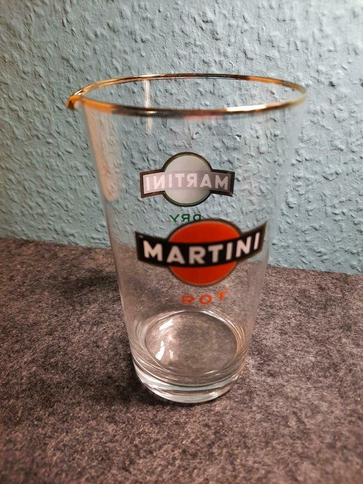 Martini Ausschenker, Karaffe, Glas, 50er Jahre in Bielefeld