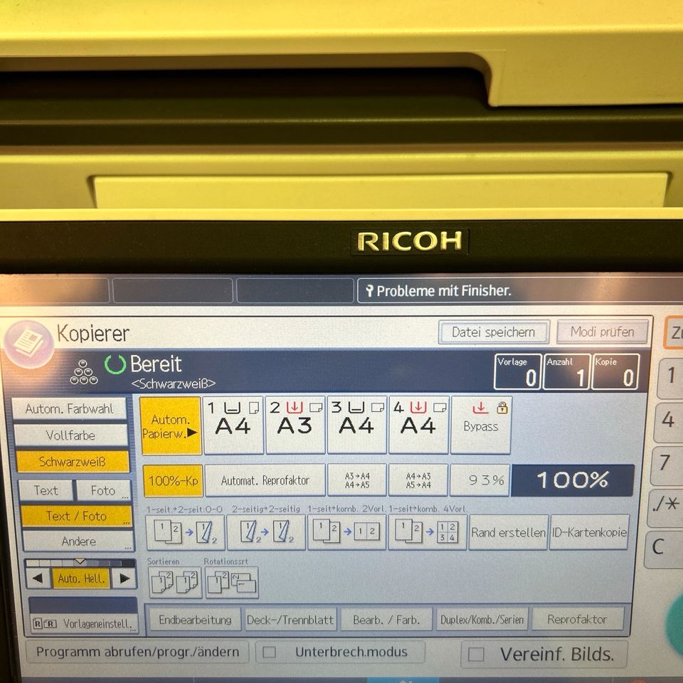 Ricoh MP C5504 Multifunktionsgerät Kopiere.  Drucker.  Scanner in Saarbrücken