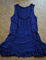 blaues Top mit Rüschen Spitze Volants Sommer Lagenlook von Quiero Berlin - Hellersdorf Vorschau