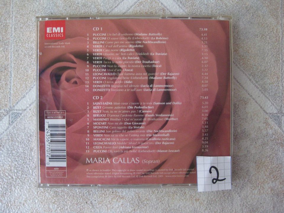 Maria Callas - Diverse CDs in Krümmel