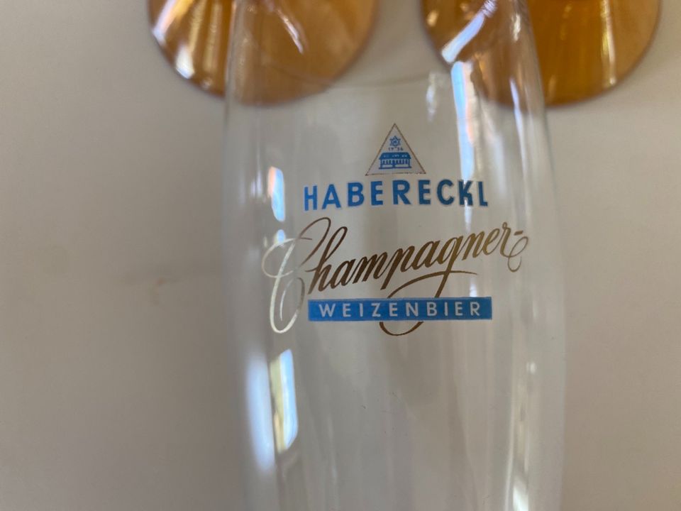 Weizenbierglas Champagner Weizenbier selten & sehr alt in Wiernsheim